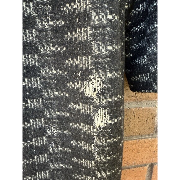 Dusan Wool/ Silk Blend Tweed Coat Size XL Made In Italy *holes - Picture 5 of 16